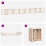 Folding dog gate with 15 panels made of poplar wood, 750 cm. by , Dog kennels and fences - Ref: Foro24-3155699, Price: 135,53...