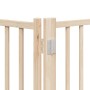 Puerta para perros plegable 15 paneles madera de álamo 750 cm de , Casetas y cercados para perros - Ref: Foro24-3155699, Prec...