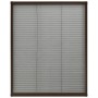 Pleated mosquito net for brown aluminum windows 80x100 cm by vidaXL, Mosquito nets for windows - Ref: Foro24-148654, Price: 3...