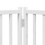 Folding dog gate with 15 panels, made of white poplar wood, 750 cm. by , Dog kennels and fences - Ref: Foro24-3155708, Price:...