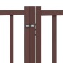 Puerta de perros plegable 9 paneles madera álamo marrón 450 cm | Foro24|Onlineshop| Casa, Jardín y Más Foro24.es