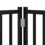 Folding dog gate, 6-panel black poplar wood, 480 cm. by , Dog kennels and fences - Ref: Foro24-3155741, Price: 123,37 €, Disc...