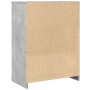 Armario de baño madera contrachapada gris hormigón 60x33x80 cm de , Muebles de baño - Ref: Foro24-856286, Precio: 80,05 €, De...