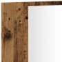 Armario con espejo LED madera ingeniería envejecida 90x12x45 cm de , Tocadores de baño - Ref: Foro24-856284, Precio: 79,47 €,...