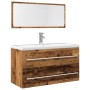 2-piece aged engineered wood bathroom furniture set | Foro24|Onlineshop| Casa, Jardín y Más Foro24.es