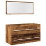 2-piece aged engineered wood bathroom furniture set | Foro24|Onlineshop| Casa, Jardín y Más Foro24.es