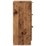 2 Schränke aus Holzwerkstoff in verwittertem Holzdesign, jeweils 30x30x70cm. von , Sideboards - Ref: Foro24-856956, Preis: 11...