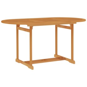 Solid teak wood garden table 150x90x75 cm by vidaXL, Garden tables - Ref: Foro24-315102, Price: 184,98 €, Discount: %