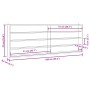 Vitrina de pared con puertas 100x8,5x37 cm | Foro24|Onlineshop| Casa, Jardín y Más Foro24.es