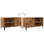 Holzschrank für Schallplatten, antik aussehend, 84,5x38x48 cm. von , CD- und DVD-Speicher - Ref: Foro24-857165, Preis: 72,84 ...