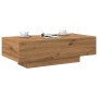 Engineered oak wood artisan coffee table 100x49.5x31 cm by , Coffee table - Ref: Foro24-856405, Price: 69,50 €, Discount: %