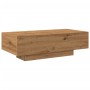 Engineered oak wood artisan coffee table 100x49.5x31 cm by , Coffee table - Ref: Foro24-856405, Price: 69,50 €, Discount: %