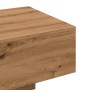 Engineered oak wood artisan coffee table 100x49.5x31 cm by , Coffee table - Ref: Foro24-856405, Price: 69,50 €, Discount: %