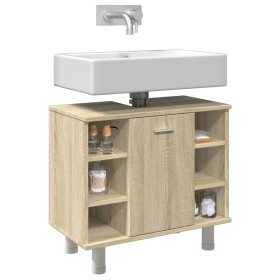 Badezimmerschrank aus Sonoma-Eichenfurnier, 60x32x53,5 cm. von , Badezimmermöbel - Ref: Foro24-856142, Preis: 53,74 €, Rabatt: %