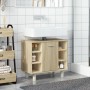 Badezimmerschrank aus Sonoma-Eichenfurnier, 60x32x53,5 cm. | Foro24|Onlineshop| Casa, Jardín y Más Foro24.es