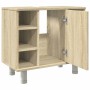 Badezimmerschrank aus Sonoma-Eichenfurnier, 60x32x53,5 cm. | Foro24|Onlineshop| Casa, Jardín y Más Foro24.es