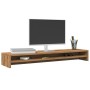 Table support screen wood engineering oak 100x24x13 cm by , Monitor and TV stands - Ref: Foro24-855825, Price: 36,30 €, Disco...