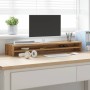 Table support screen wood engineering oak 100x24x13 cm by , Monitor and TV stands - Ref: Foro24-855825, Price: 36,30 €, Disco...