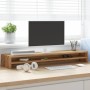 Table support screen wood engineering oak 100x24x13 cm by , Monitor and TV stands - Ref: Foro24-855825, Price: 36,30 €, Disco...