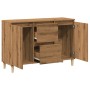 Aparador de madera de ingeniería roble artisan 102x35x70 cm de , Aparadores - Ref: Foro24-856485, Precio: 102,63 €, Descuento: %