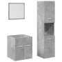 Set muebles de baño 2 piezas madera contrachapada gris hormigón | Foro24|Onlineshop| Casa, Jardín y Más Foro24.es