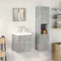 Set muebles de baño 2 piezas madera contrachapada gris hormigón de , Muebles de baño - Ref: Foro24-3324867, Precio: 98,31 €, ...