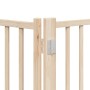 Puerta para perros plegable 8 paneles madera de álamo 640 cm de , Casetas y cercados para perros - Ref: Foro24-3155722, Preci...