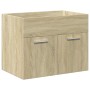 Bathroom furniture with integrated Sonoma oak sink by , Bathroom furniture - Ref: Foro24-3324983, Price: 153,46 €, Discount: %