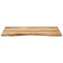 Desktop board with curved rough mango wood 90x50x2.5cm by , Table tops - Ref: Foro24-370193, Price: 61,50 €, Discount: %