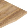 Desktop board with curved rough mango wood 90x50x2.5cm by , Table tops - Ref: Foro24-370193, Price: 61,50 €, Discount: %