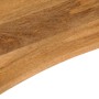 Tablero escritorio con curva madera mango rugosa 110x60x2,5 cm de , Tableros para mesas - Ref: Foro24-370217, Precio: 83,87 €...