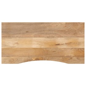 Desktop board with curved rough mango wood 120x60x2.5 cm by , Table tops - Ref: Foro24-370203, Price: 89,65 €, Discount: %