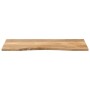 Desktop board with curved rough mango wood 120x60x2.5 cm by , Table tops - Ref: Foro24-370203, Price: 89,65 €, Discount: %