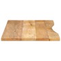 Desktop board with curved rough mango wood 120x60x2.5 cm by , Table tops - Ref: Foro24-370203, Price: 89,65 €, Discount: %