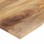 Desktop board with curved rough mango wood 120x60x2.5 cm by , Table tops - Ref: Foro24-370203, Price: 89,65 €, Discount: %