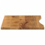 Tablero de escritorio con curva madera mango rugosa 90x50x2,5cm | Foro24|Onlineshop| Casa, Jardín y Más Foro24.es