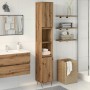 Armario de baño madera contrachapada roble artisan 30x30x190 cm de , Muebles de baño - Ref: Foro24-857200, Precio: 92,58 €, D...