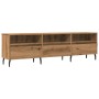 Engineered wood TV stand in artisan oak, 150x30x44.5 cm | Foro24|Onlineshop| Casa, Jardín y Más Foro24.es