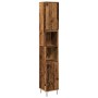 Armario de baño madera de ingeniería envejecida 30x30x190 cm de , Muebles de baño - Ref: Foro24-857199, Precio: 92,58 €, Desc...