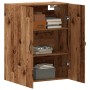 Armario de pared madera de ingeniería envejecida 69,5x34x90 cm de , Aparadores - Ref: Foro24-857462, Precio: 93,09 €, Descuen...