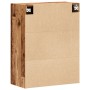 Armario de pared madera de ingeniería envejecida 69,5x34x90 cm de , Aparadores - Ref: Foro24-857462, Precio: 93,09 €, Descuen...