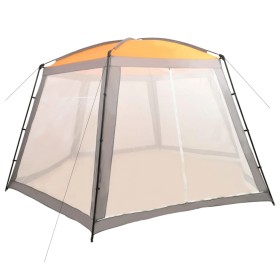 Carpa para piscina de tela gris 590x520x250 cm de vidaXL, Accesorios para piscinas y spa - Ref: Foro24-93046, Precio: 140,99 ...