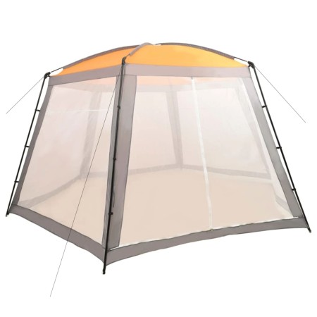 Gray fabric pool tent 590x520x250 cm by vidaXL, Pool and spa accessories - Ref: Foro24-93046, Price: 140,65 €, Discount: %