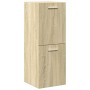 3-piece bathroom furniture set made of Sonoma oak plywood. by , Bathroom furniture - Ref: Foro24-3324997, Price: 118,19 €, Di...