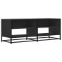 Engineered wood and black metal TV stand 120.5x40x46 cm by , TV Furniture - Ref: Foro24-848889, Price: 95,74 €, Discount: %