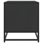 Engineered wood and black metal TV stand 120.5x40x46 cm by , TV Furniture - Ref: Foro24-848889, Price: 95,74 €, Discount: %