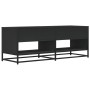 Engineered wood and black metal TV stand 120.5x40x46 cm by , TV Furniture - Ref: Foro24-848889, Price: 95,74 €, Discount: %