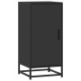 Engineered wood and black metal sideboard 35.5x35x76 cm by , Sideboards - Ref: Foro24-848939, Price: 63,11 €, Discount: %