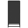 Engineered wood and black metal sideboard 35.5x35x76 cm by , Sideboards - Ref: Foro24-848939, Price: 63,11 €, Discount: %