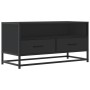 Mueble de TV madera de ingeniería y metal negro 80x34,5x40 cm | Foro24|Onlineshop| Casa, Jardín y Más Foro24.es